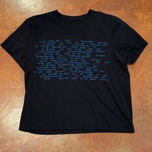 Billie Eilish Black T-Shirt Size XL Hit Me Hard And Soft